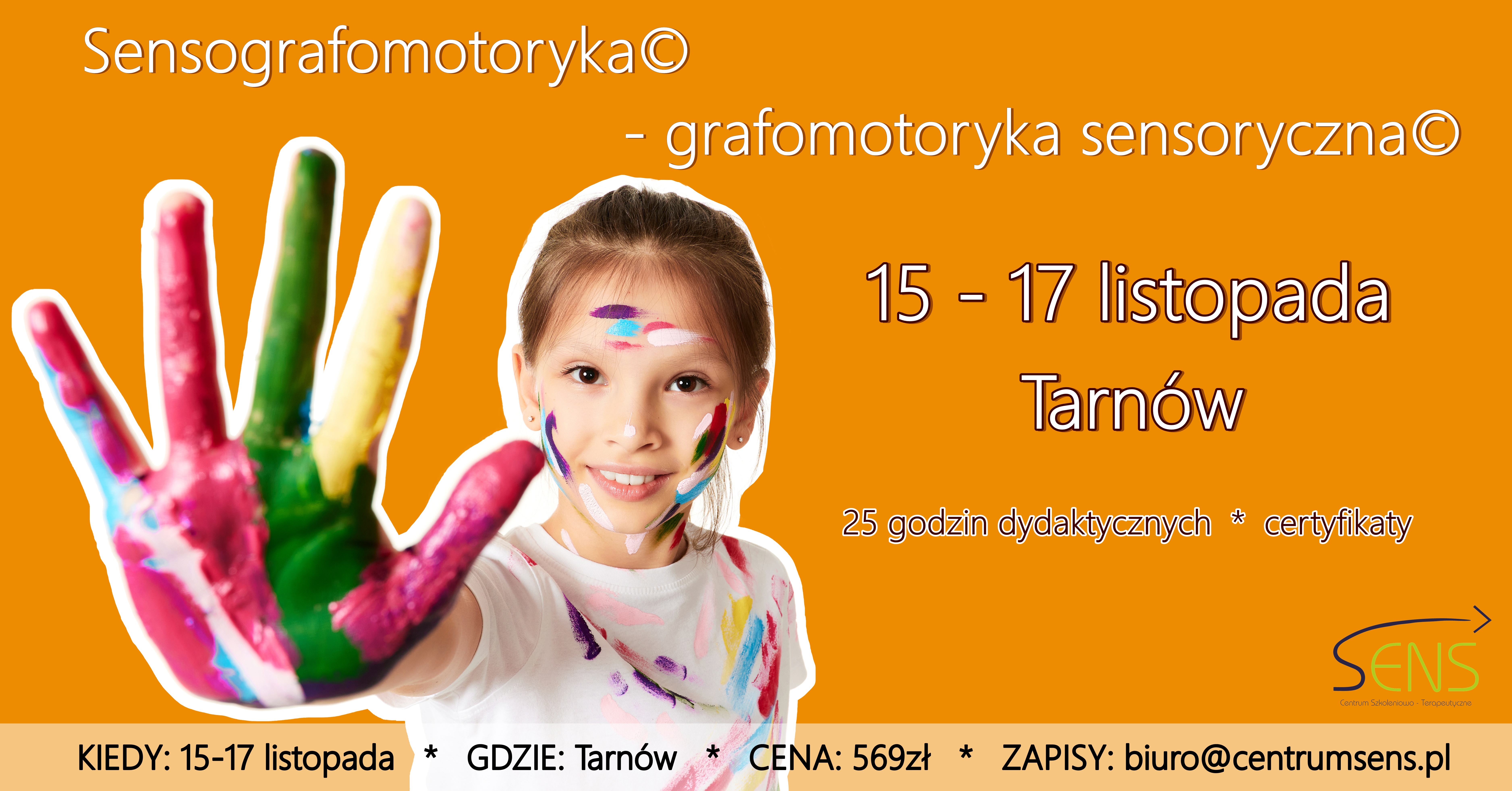 Tarnów. Sensografomotoryka©- grafomotoryka sensoryczna©. 15-17.11